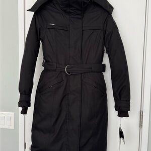 Women's NOBIS Black Belted Ski Jacket